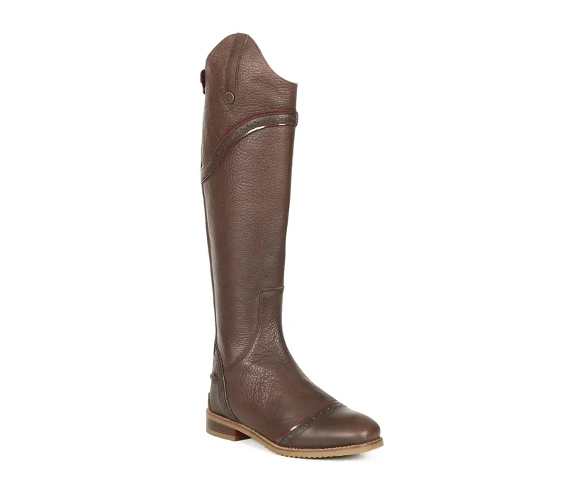 Shires Moretta Amalfi Leather Riding Boots in Brown
